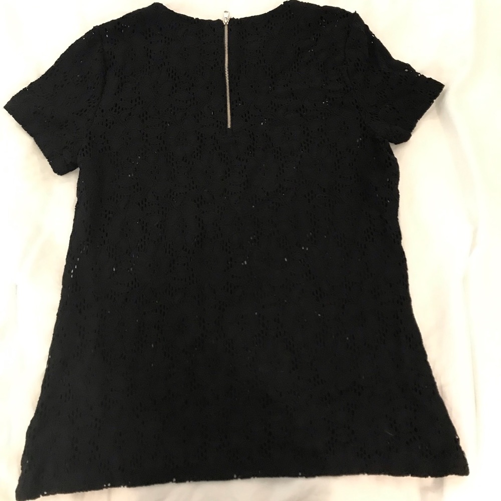 Women’s Lauren by Ralph Lauren black lace top - Picture 3 of 6